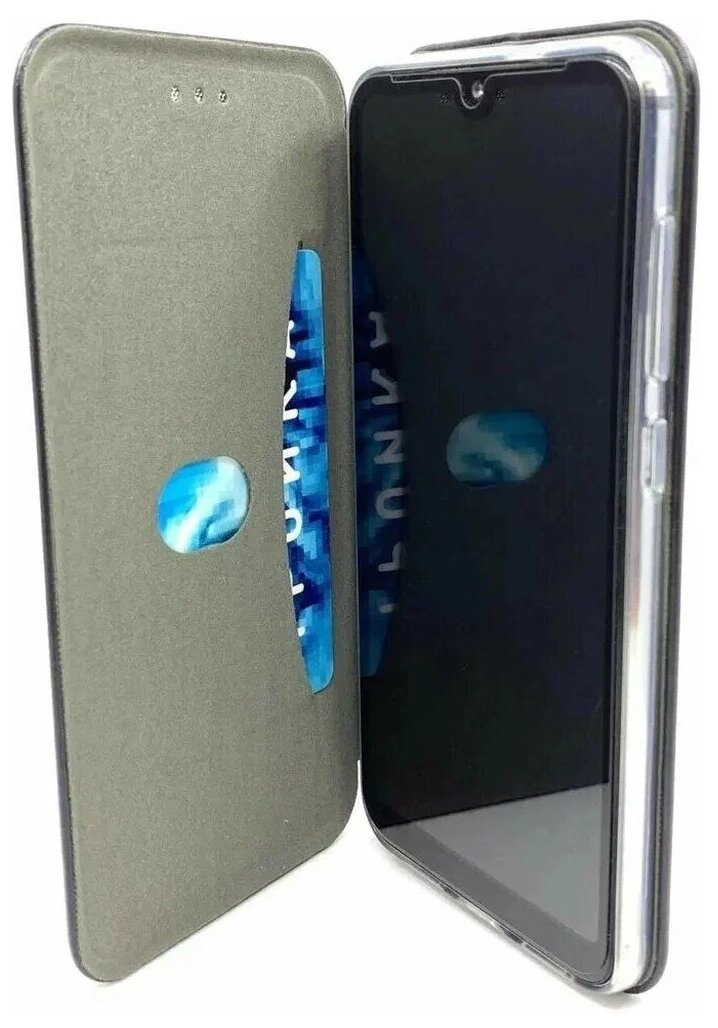 Чехол-книжка для Huawei Honor 9X Lite золотой противоударный откидной с подставкой, кейс с магнитом, защитой экрана и отделением для карт