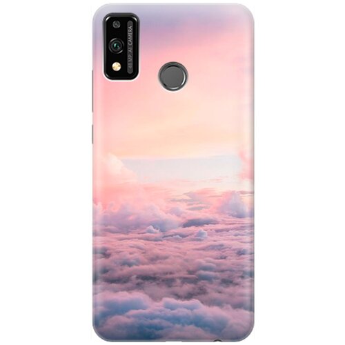 фото Силиконовый чехол на honor 9x lite / хонор 9х лайт с принтом "высоко над облаками" gosso