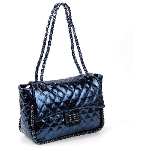 фото Женская кожаная сумка 73591 блу cidirro