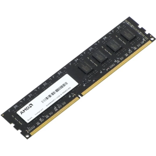 Память DIMM DDR3 4096MB PC10600 1333MHz AMD Radeon R3Value Series CL9 [R334G1339U1S-U] Black оперативная память amd ddr3 4gb 1333mhz dimm r334g1339u1s u