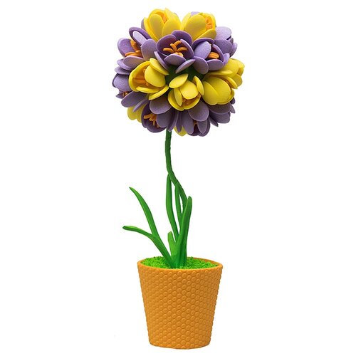 фото Набор для творчества mazari крокусы fom eva purple-yellow тпм-03