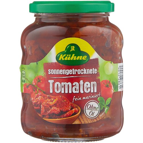 Томаты Kuhne Dried Tomatoes сушеные без содержания масла, 340г