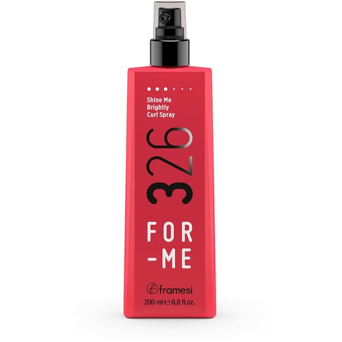 Спрей для формирования локонов FRAMESI FOR-ME 326 SHINE ME BRIGHTLY CURL SPRAY, 200 мл