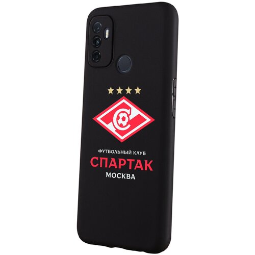 Силиконовый чехол Mcover для OPPO A53 (2020) с рисунком ФК Спартак Москва силиконовый чехол mcover для oppo a53 2020 с рисунком фк спартак москва