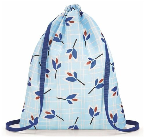 Рюкзак складной Reisenthel Mini Maxi Sacpack Leaves Blue