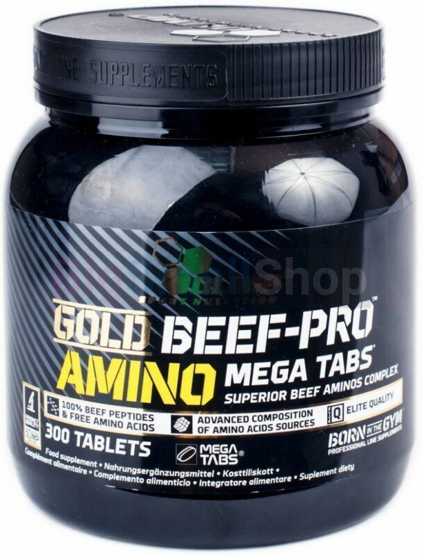 Аминокислоты Olimp Gold Beef Pro Amino Mega Tabs, 300 таб - фото №4