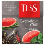 Чай черный TESS Grapefruit Chill в пирамидках - изображение