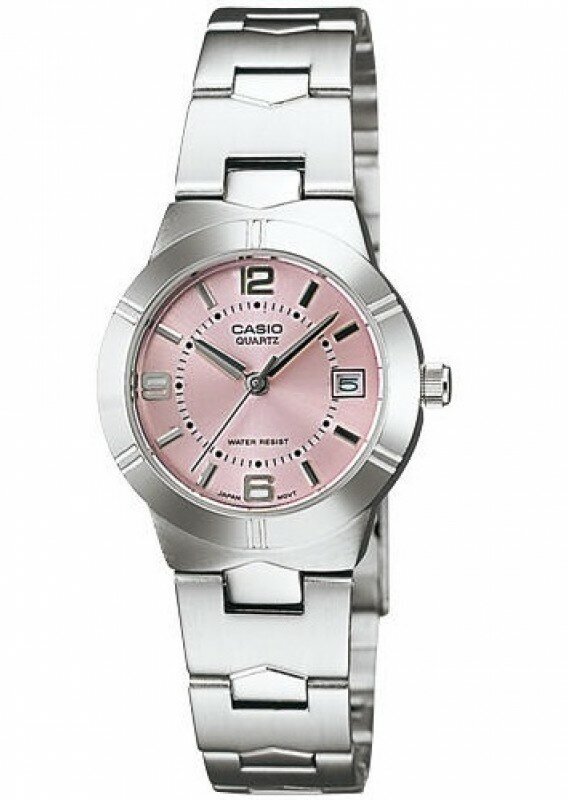 Наручные часы CASIO LTP-1241D-4A, розовый - фотография № 3