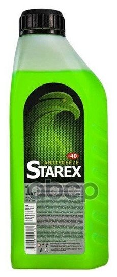 Антифриз Starex Готовый 1кг -40°с Зеленый (Юг) Starex арт. 700655