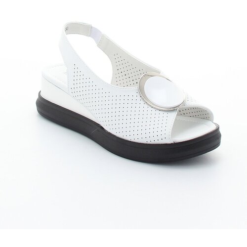 фото Босоножки tofa женские летние, размер 38, цвет белый, артикул 503377-7 тофа