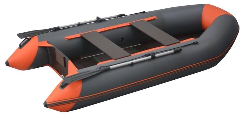 Надувная лодка FLINC FT320K (цвет графитово-оранжевый)