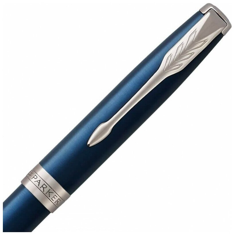 ручка шариковая Parker Sonnet Core K539 LaqBlue CT - фото №3