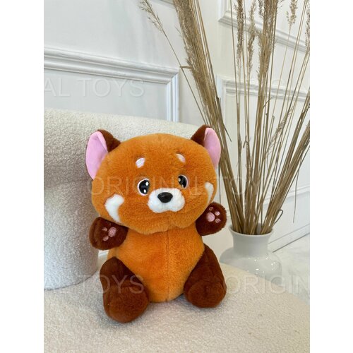фото Мягкая игрушка красная панда, рыжая 30 см, для мальчика и девочки original toys