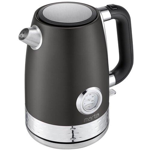 фото Чайник marta mt-4571, темный титан