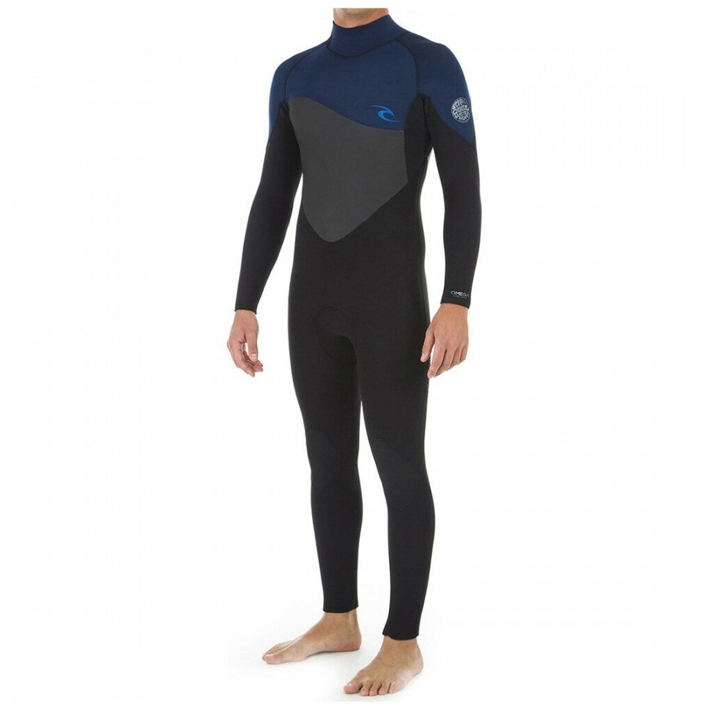 Гидрокостюм мужской для вейкборда, водных лыж Rip Curl omega 3/2gb b/zip stmr blue, размер XL