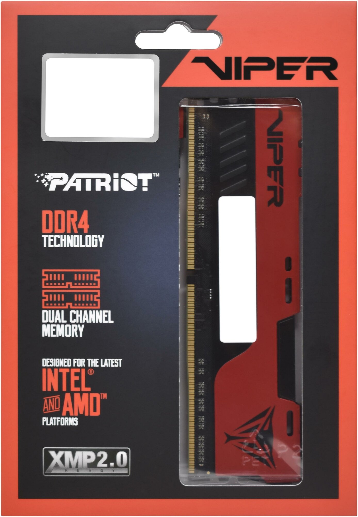 Модуль памяти DDR4 32GB Patriot Viper Elite II PC4-25600 3200MHz CL18 радиатор 1.35V retail - фото №10
