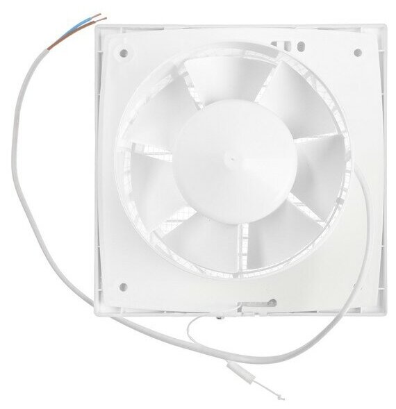 Вентилятор вытяжной "КосмоВент" В125ВКИ, d=125 мм, 33-41 дБ, с выключателем, с индикатором - фотография № 3