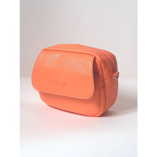 Сумка кросс-боди McKIR, фактура гладкая, оранжевый сумка через плечо weysfor vogue новинка 2020 улучшенные материалы водонепроницаемая деловая сумка слинг на молнии повседневная сумка