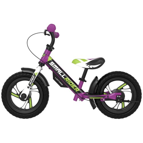 фото Алюминевый беговел с 2-мя тормозами small rider motors (eva) (фиолетовый)