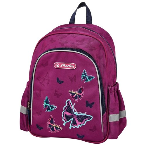 фото Herlitz рюкзак kids butterfly, розовый