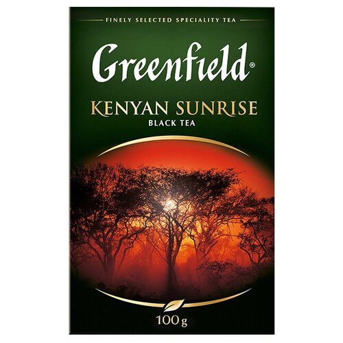 Greenfield чай черный листовой Kenyan Sunrise 100г.