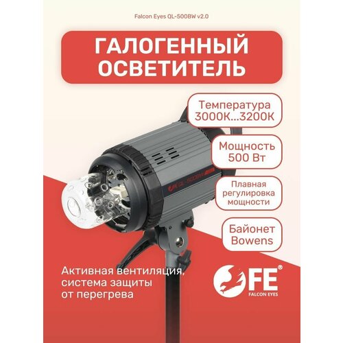 Осветитель Falcon Eyes QL-500BW v2.0 галогенный