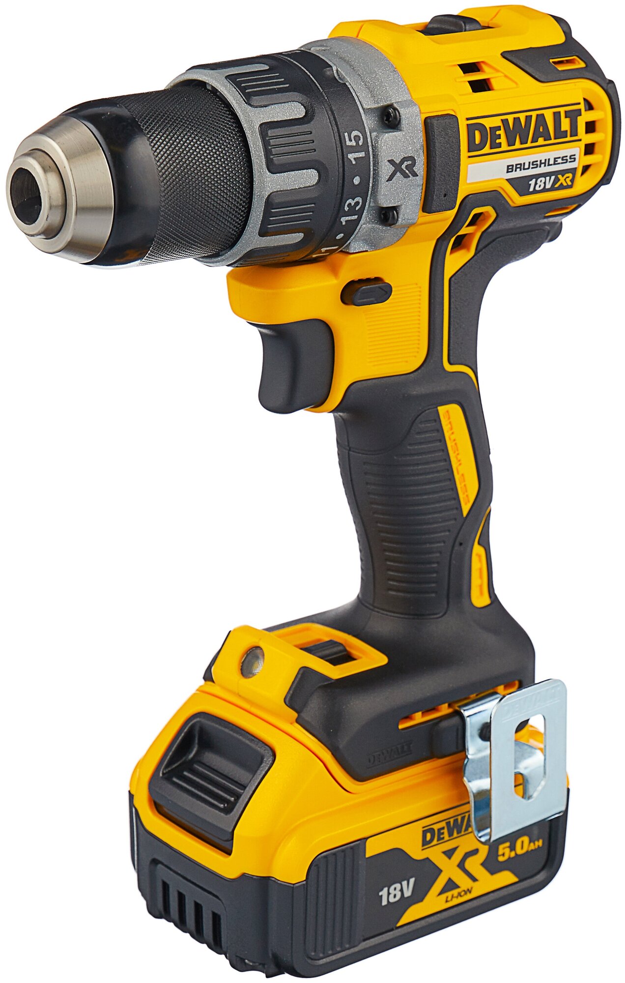 Аккумуляторная дрель-шуруповерт DeWALT DCD791P2 - фотография № 1