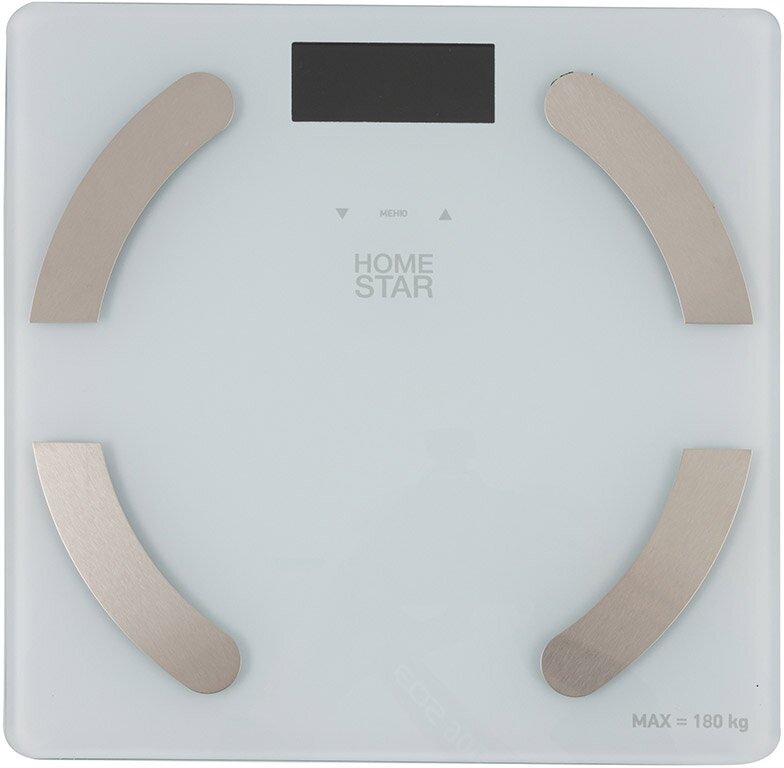 Весы напольные электронные с анализатором HOMESTAR HS-6003 (стеклянная поверхность, 180 кг)