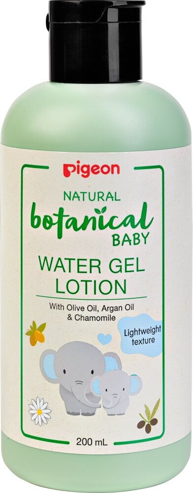 Увлажняющий гель-лосьон для тела, Pigeon, Natural Botanical Baby Water Gel, 200мл