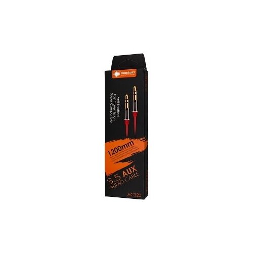 Кабель Deepbass AUX mini jack 3.5 mm Red AC320