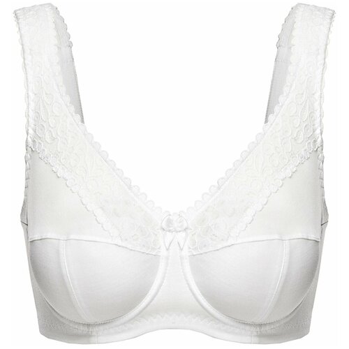 фото Бюстгальтер lauma cotton classic, размер 105d, white