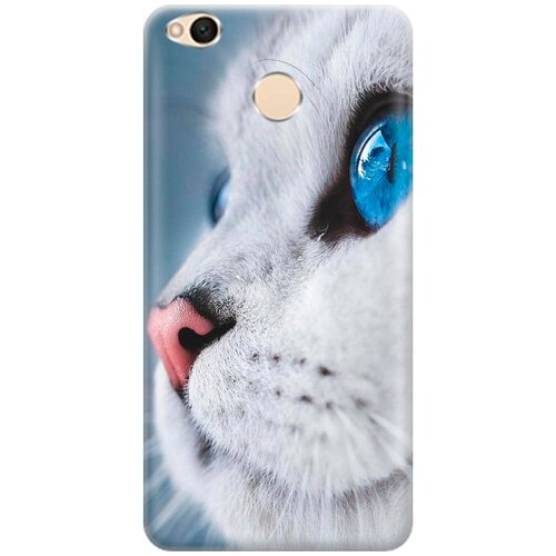 фото Силиконовый чехол на xiaomi redmi 4x / сяоми редми 4х с принтом "кошачий взгляд" gosso