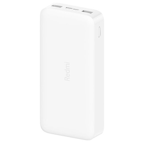 фото Аккумулятор xiaomi redmi power bank fast charge 20000 mah, белый