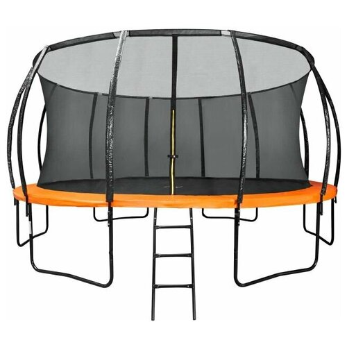фото Батут 4,8 метра dfc trampoline kengoo ii с сеткой и лестницей 16ft-bas-bo
