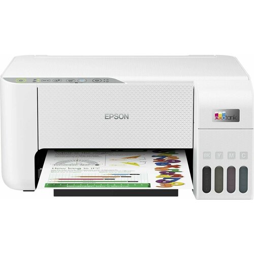 МФУ струйный Epson L3250 A4 WiFi USB белый 3014500₽