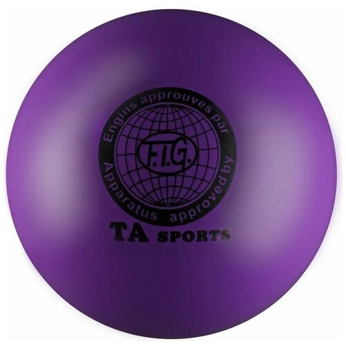 фото Мяч для художественной гимнастики indigo i-2 фиолетовый