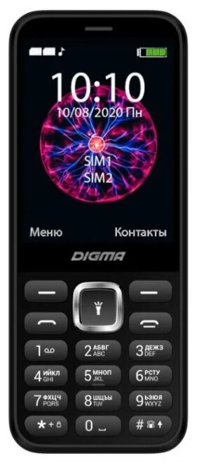 Мобильный телефон DIGMA Linx C281 2.8", 1700mAh, micro-USB, синий