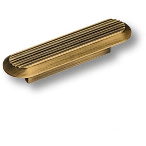 Ручка скоба модерн, состаренная латунь 64 мм