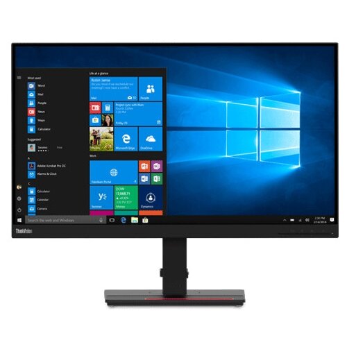 27 Монитор Lenovo ThinkVision T27h-2L, 2560x1440, 60 Гц, IPS, черный