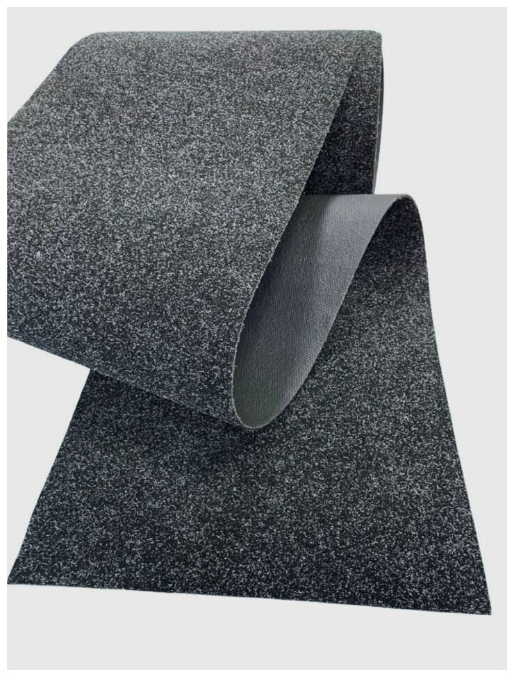 Коврик придверный на резиновой основе,ковролин промышленный "Carpet World" , гипоаллергенный , износостойкий , серый , 0.80x1.50м - фотография № 10
