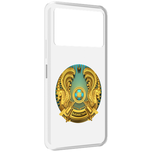 Чехол MyPads герб-казахстана для Infinix NOTE 12 VIP (X672) задняя-панель-накладка-бампер