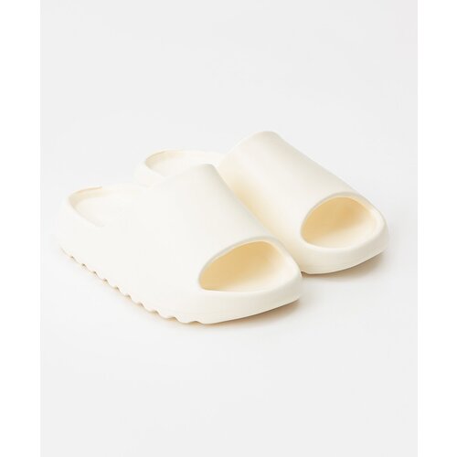 Тапочки резиновые молочного цвета, для девочек, размер 24, мод 123BBGJO25010200