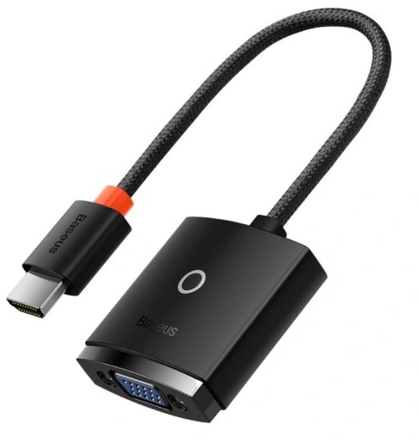 Адаптер-переходник Baseus Lite Series Adapter HDMI to VGA White (WKQX010002)