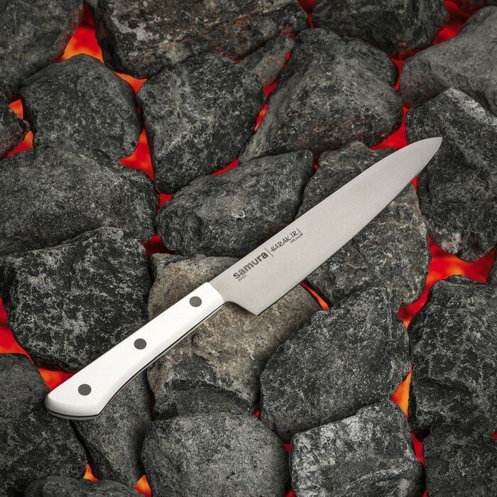Нож Samura универсальный Harakiri, 15 см, корроз.-стойкая сталь, ABS пластик - фото №17