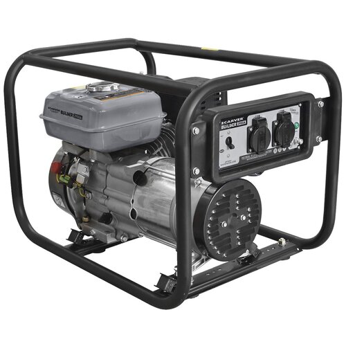 генератор бензиновый carver ppg 6500 builder 5000 вт Бензиновый генератор Carver PPG-3900A Builder, (3000 Вт)