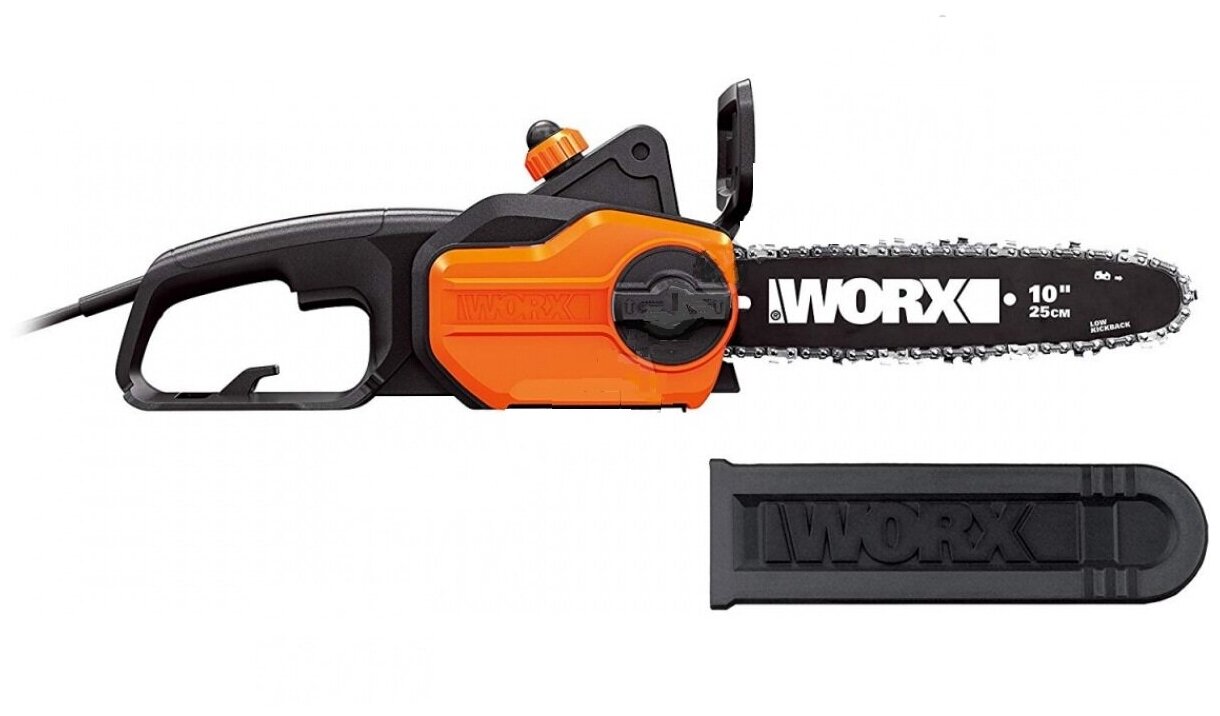 Цепная пила сетевая WORX WG305E, 25см, 1100Вт, коробка - фотография № 3