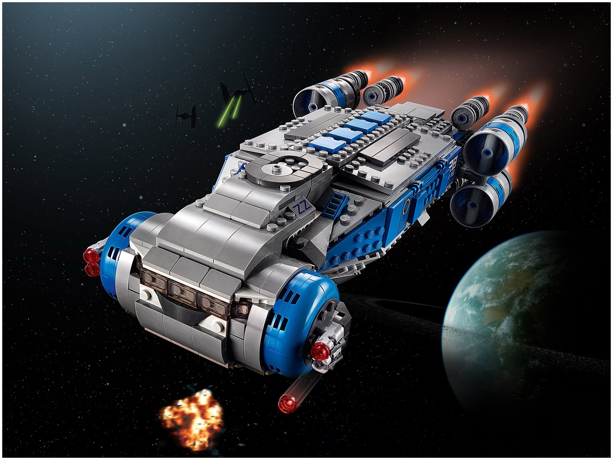 Конструктор LEGO Star Wars "Транспортный корабль Сопротивления I-TS" 75293 - фото №16