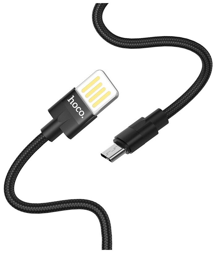 USB Кабель Micro, HOCO, U55, черный