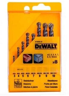 Набор сверл DeWalt 3-10мм (8шт.) DT9288