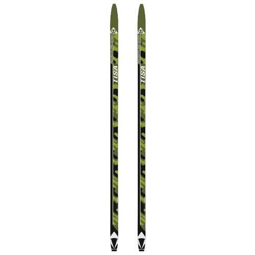 фото Беговые лыжи tisa adventure step без креплений зеленый/черный 2018-2019 190 см